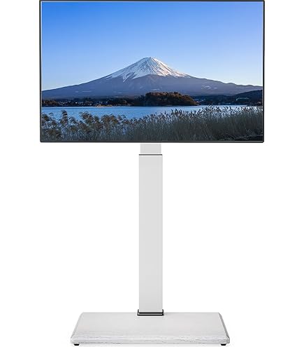 値下げしました、美品　壁寄せテレビスタンド 隠しキャスター付きハイタイプ ロータイプ 32～65型 Amazon.co.jp: テレビスタンド 32～77インチ対応 耐震 隠しキャスター